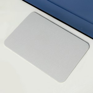 규조토 발매트 단단한 하드타입 (60cm)*(39cm) 욕실매트 주방매트, 그레이, 1개
