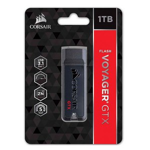 커세어 Voyager GTX 3.1 1TB USB메모리 블랙 (뚜껑형)