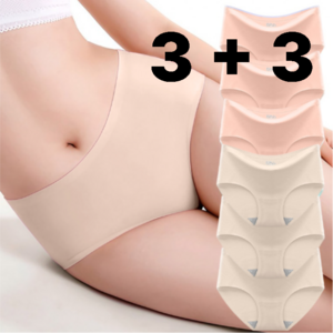 아르데네 심리스 누디라인 팬티 무봉제 이중안감 개별포장 언더웨어 2색(스킨 베이지 각 3장) 6장