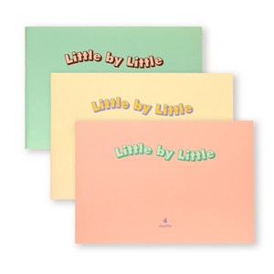 플레플레 리틀 바이 리틀 4개월 다이어리 (만년형), 3개, 4.각옵션