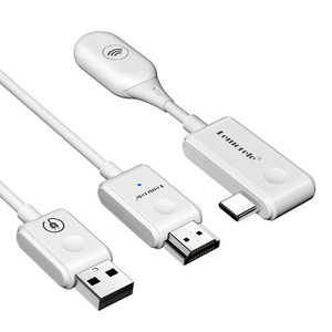 Lemorele 50M 무선 HDMI 송신기 및 수신기 키트, TX and RX, 1개
