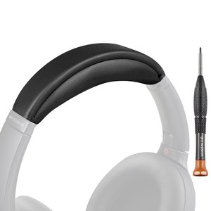 SOULWIT 교체용 헤드밴드 패드 키트 - 호환 모델 소니 Sony WH-1000XM3 간편한 DIY 설치 1개, Black