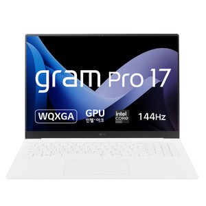 LG전자 2024 그램 Pro 17 코어 울트라 5, 에센스 화이트, 1TB, 16GB, Free DOS, 17ZD90SP-GX56K