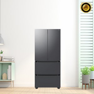 삼성전자 AI 김치플러스 490L 4도어 프리스탠딩 김치냉장고 방문설치, 리파인드이녹스, RQ49DG9003S9