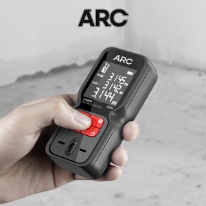 ARC 아크 1mm 초정밀 레이저 거리측정기 레이저 줄자, 1개