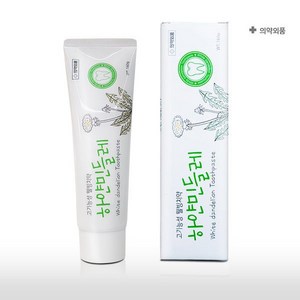 기능성 웰빙치약 잇몸에좋은 하얀민들레치약160g, 160g, 3개
