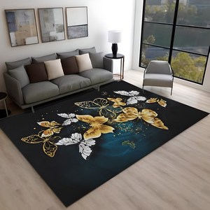 BRINCH 북유럽 패턴 논슬립 카페트