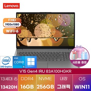 레노버 V15 G4 83A100HGKR 윈11 대학생 가성비 노트북, WIN11 Pro, 16GB, 256GB