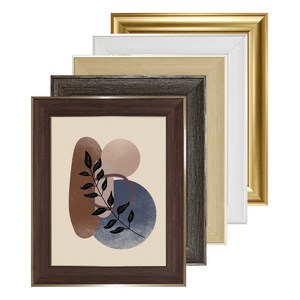 엔틱 빈티지 라운드라인 액자 사진 그림 포스터 퍼즐 십자수 웨딩 고급 액자, 1개, 그레이