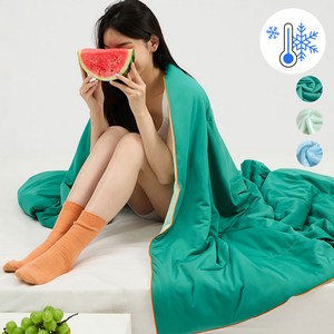 하루꿈 여름이불 아이스 쿨링 냉감 차렵 부드러운 사계절 담요 이불