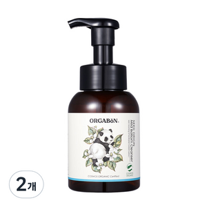 오가본 씨앗품은 순한 유기농 아기 엉덩이 클렌저, 2개, 280ml