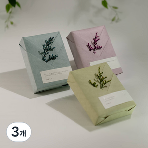 결혼식 답례품 - 결혼 돌 잔치 조문 회사 선물 홀리넨 드립백커피 & 쿠키 프리미엄 답례품_산뜻, 3개, 총 3개 - 3색상 믹스
