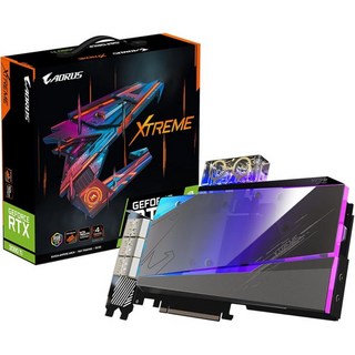 그래픽카드 게이밍 기가바이트 AORUS 지포스 RTX 3080 Ti 익스트림 워터포스 WB 12G 그래픽 카드 워터 블록 냉각 시스템 12GB 384비트 GDDR6X GVN30