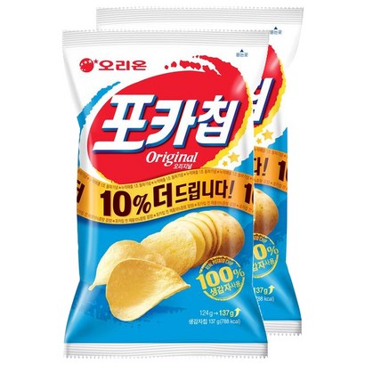 오리온 포카칩 오리지널 2개 리뷰후기