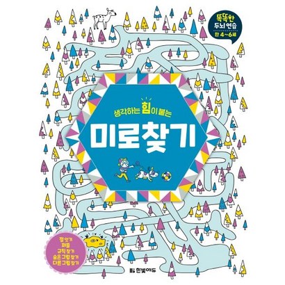 생각하는 힘이 붙는 미로 찾기:똑똑한 두뇌연습 만4-6세