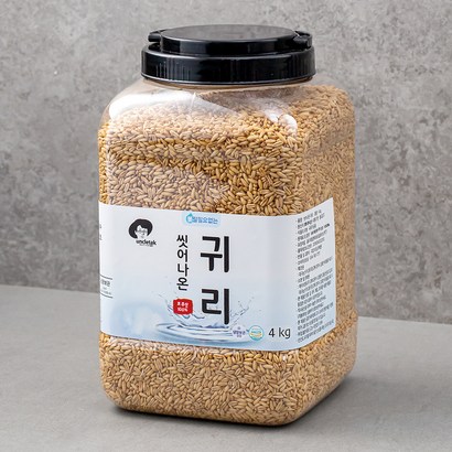엉클탁 씻어나온 귀리쌀