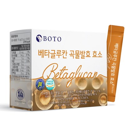 보뚜 베타글루칸 곡물발효 효소