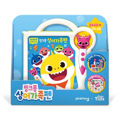 핑크퐁 상어가족펜:2445개 사운드 수록 | 한글 영어 말문 트기