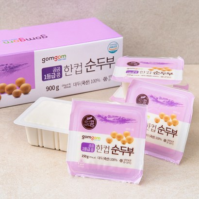 곰곰 국산콩 한컵 순두부