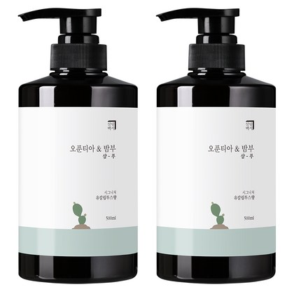살림백서 오푼티아&밤부 샴푸 유칼립투스향 할인 리뷰 후기
