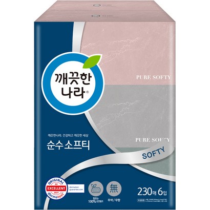 깨끗한나라 순수 소프티 미용티슈 230매 리뷰후기