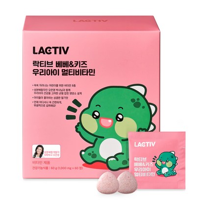 락티브 베베&키즈 우리아이 멀티비타민 60정