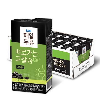 뼈로가는칼슘두유 검은콩 진