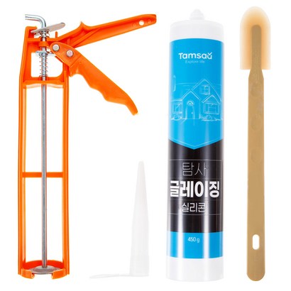 탐사 글레이징 실리콘 화이트 플라스틱 건 헤라