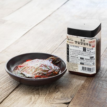 모산 깻잎 양념무침