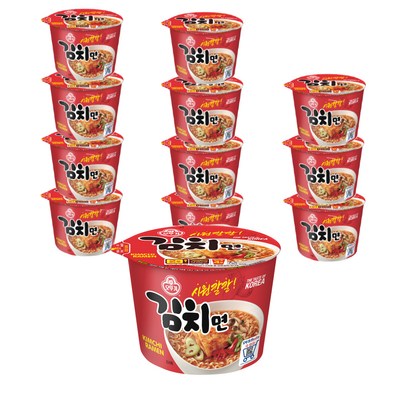 오뚜기 김치면 용기