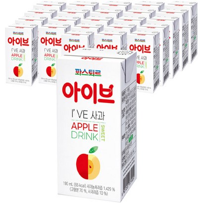 롯데푸드 아이브 사과 과일주스