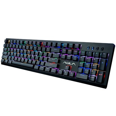 AULA 청축 유선 기계식 키보드 SI-890S RGB 리뷰후기