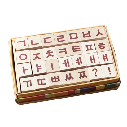 솜씨카드 고딕 한글 스탬프
