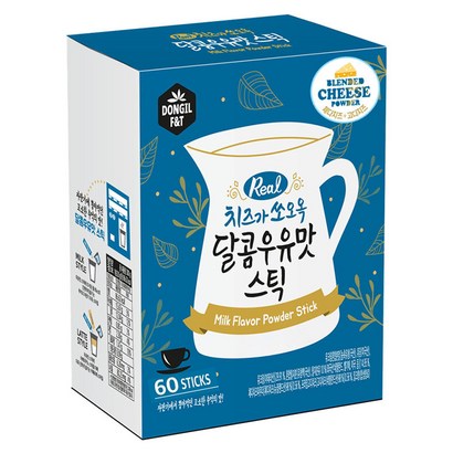 동일에프앤티 치즈가 쏘오옥 달콤우유맛 스틱