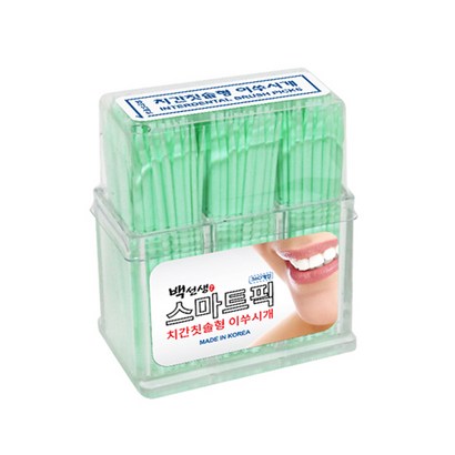 왕타 스마트픽 치간칫솔형 이쑤시개 리뷰후기