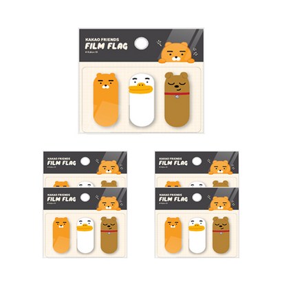 아이콘스 카카오프렌즈 KF 필름 플래그 3종 라이언