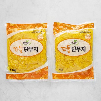 싱그람 꼬들단무지 리뷰후기