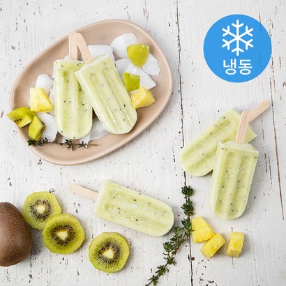 아이팝씨클 신선함 그대로얼린 생과일 아이스바 키위파인랩스틱