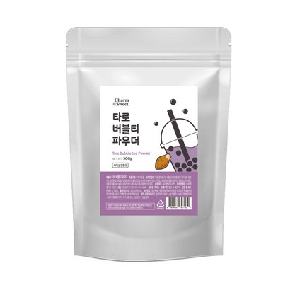 참스윗 타로 버블티 파우더 리뷰후기