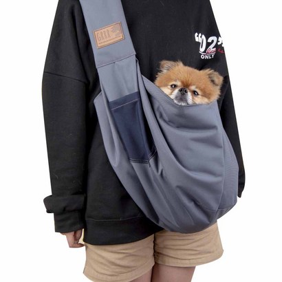 올치 퍼피야 강아지 고양이 베이직 포대기 슬링백 이동 옆 가방 리드 줄 리뷰 후기