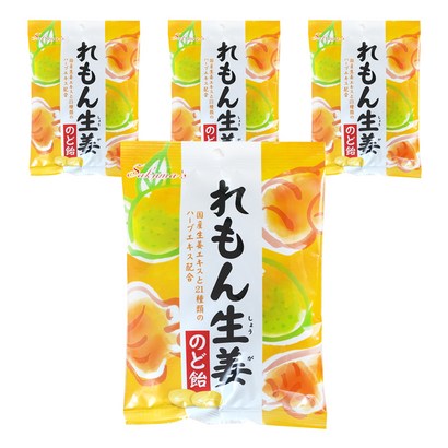 사쿠마 레몬 앤 생강 목캔디
