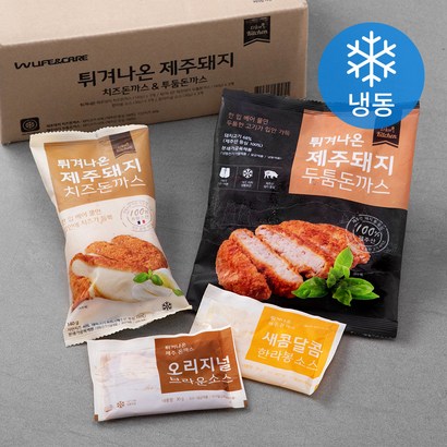 튀겨나온 제주돼지 치즈돈까스 두툼돈가스