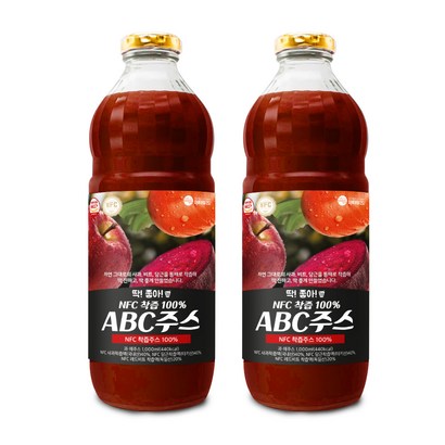 미쁨생활건강 딱좋아 NFC 착즙 ABC주스