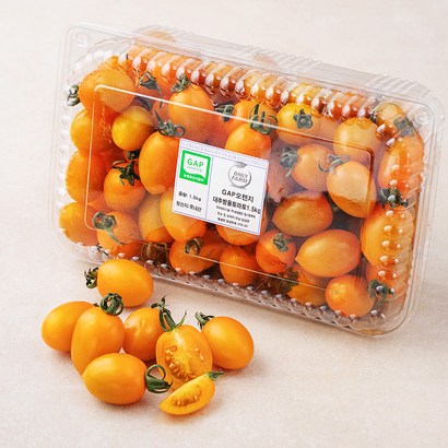 A 인증 오렌지 대추 방울 토마토
