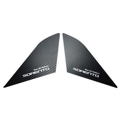 카이만 시즌2 메탈 C필러 포인트 가니쉬 3D 카본 블랙 리뷰 후기