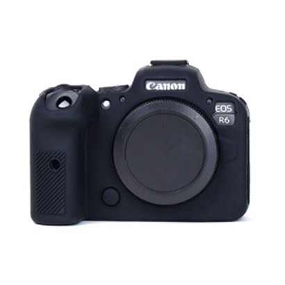 CANON EOS R6 카메라 실리콘 바디보용 케이스 블랙