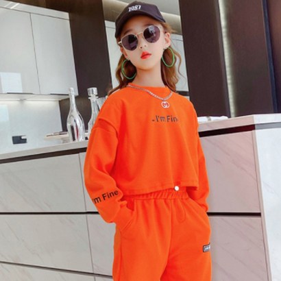 앤젤아이 여아용 Fine 크롭 조임팬츠