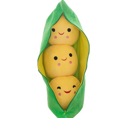 해솔 완두콩 캐릭터 바디필로우 애착인형