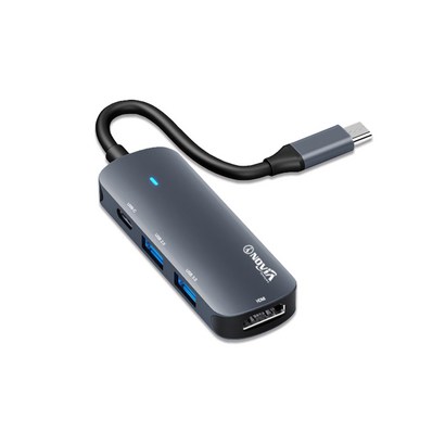 아이노비아 USB C타입 4 in 1 HDI 4K 미러링 멀티허브 IHC4H