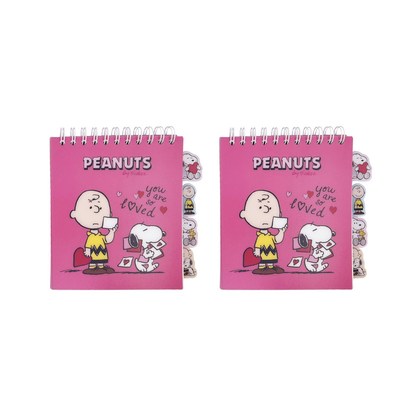 피너츠 스누피 상철 인덱스 스프링 노트